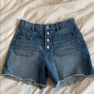 Madewell Blue Jean Shorts
